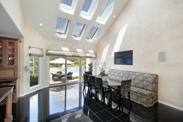 Beautiful Skylights add warmth, value and light to any room