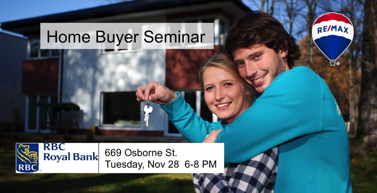 Winnipeg Home Buyer Seminar – RBC Branch 669 Osborne St – Free Seminar