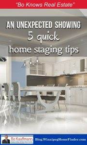 Quick-Staging Tips for those short-notice showings | Get your home 'show-ready' in minutes | Home Staging Tips | #HomeStaging #SellmyHome