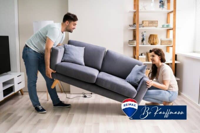 Prepping Your Home Real Estate Times prepare your home for sale Rearranging furniture