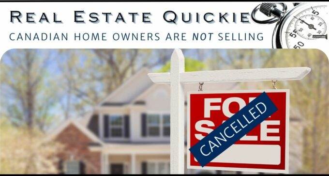Listing Shortage - Owners Not Selling
