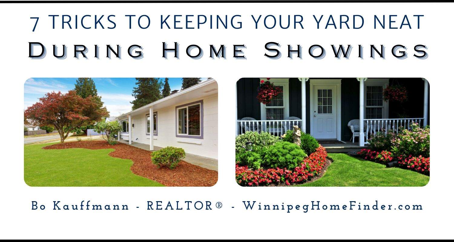 Keeping Your Yard Neat During Showings